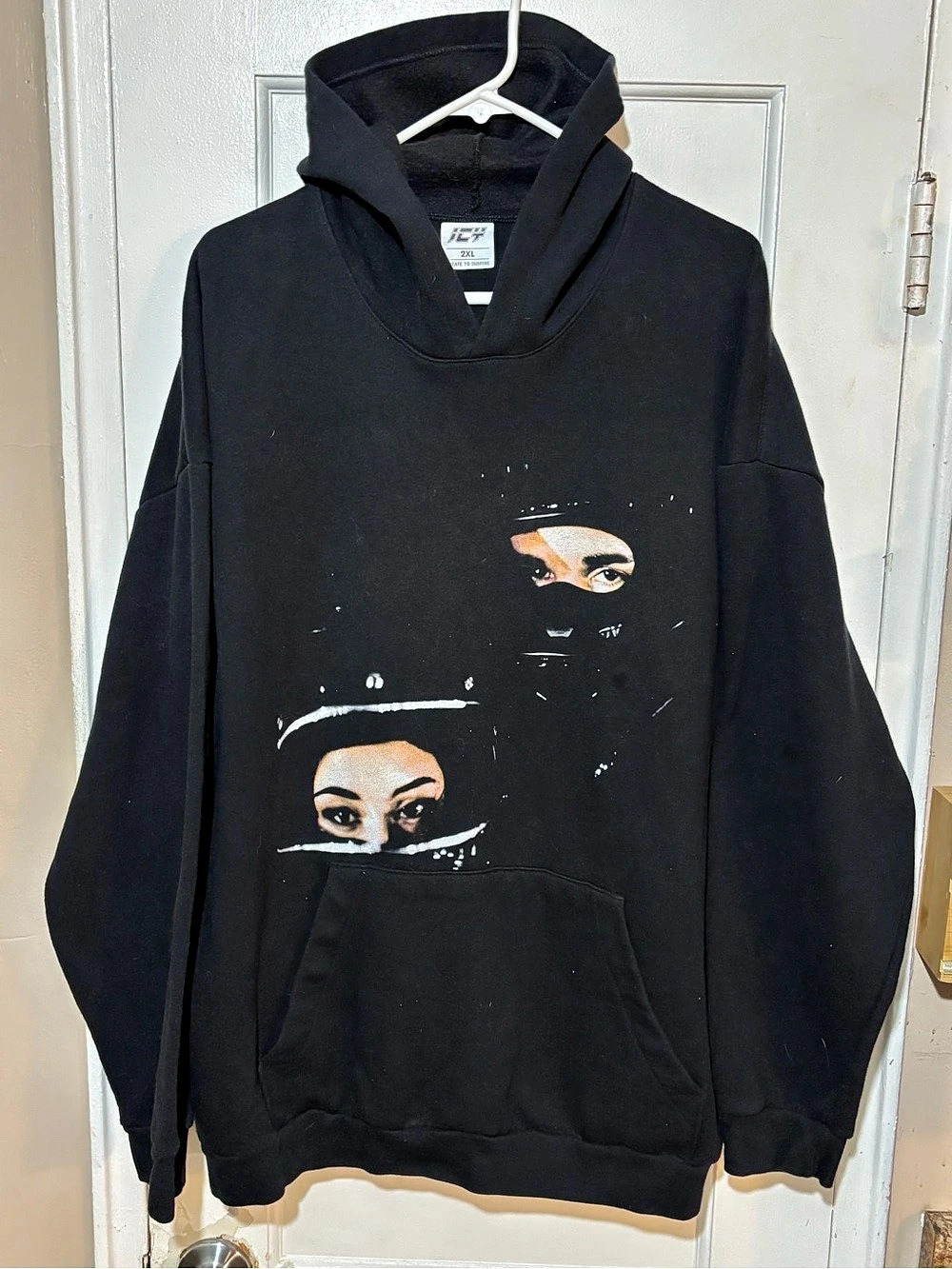 ICY Graphic Hoodie Size 2XL Black Men’s.